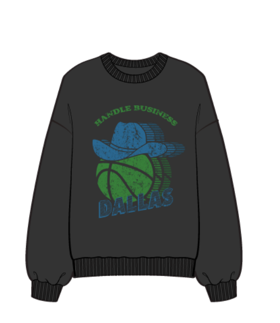 handle business sweatshirt