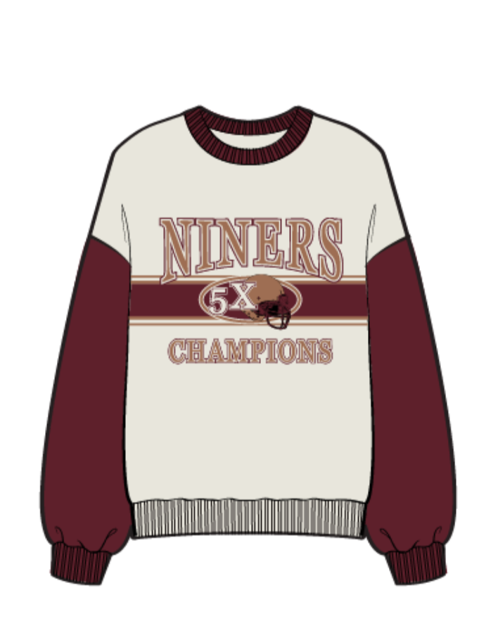 3x champs sweatshirt