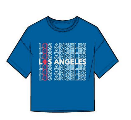 home run tee | blue