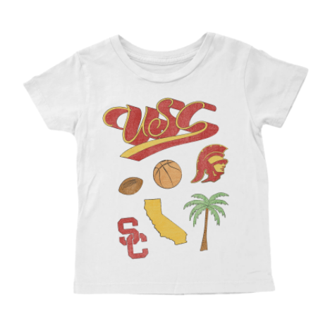 elfin fan club x usc sketch tee